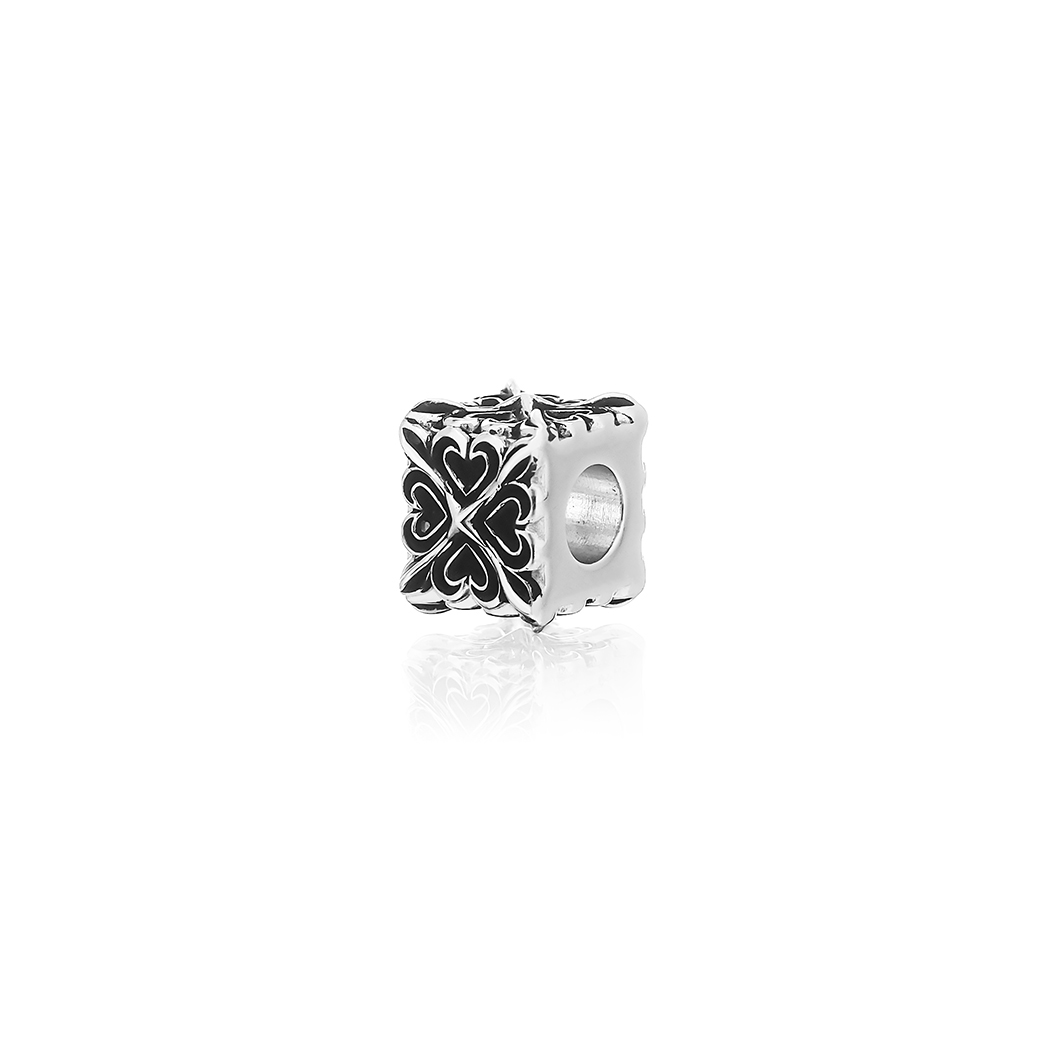 The Deadly Cross Cube Bead