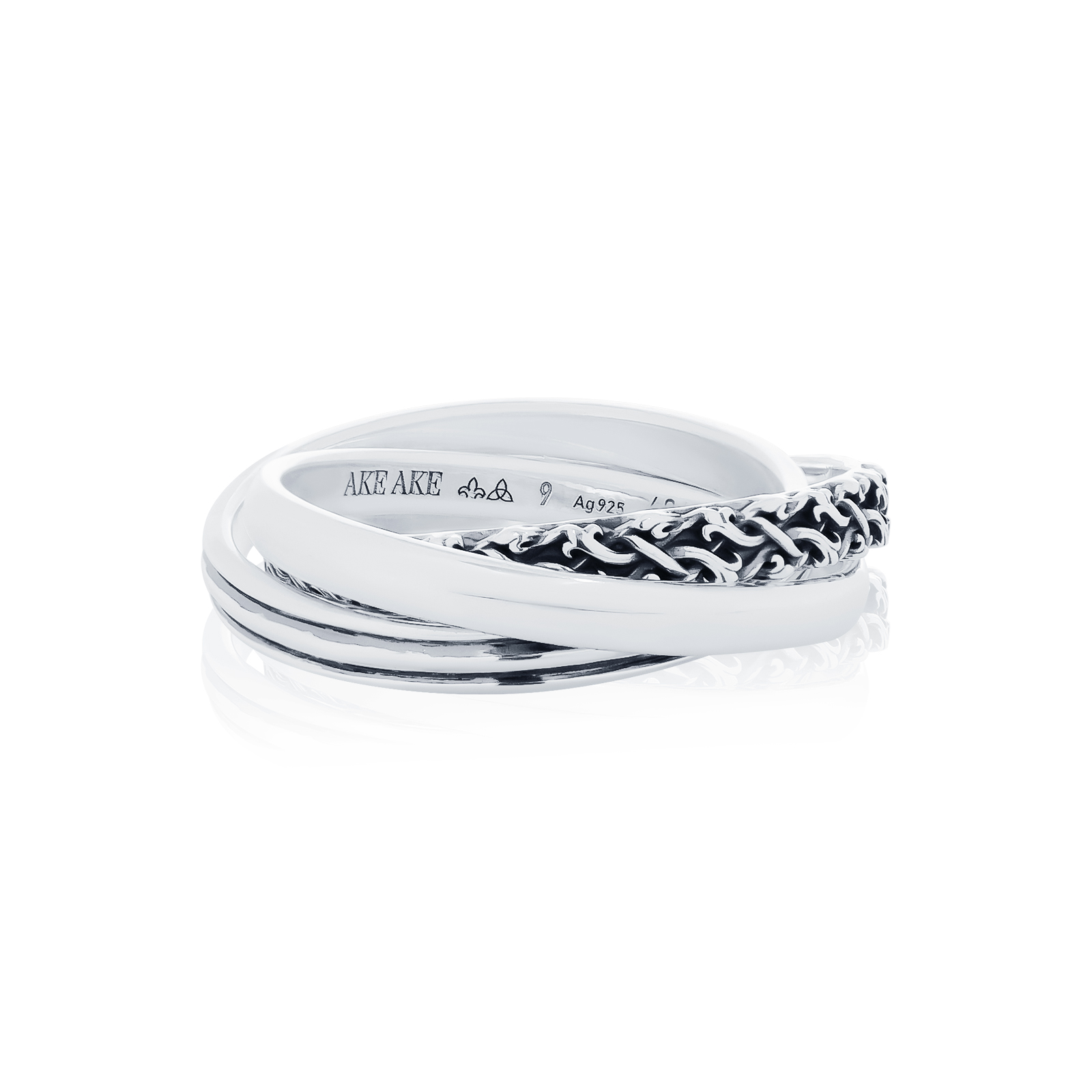 the Fierce-de-lis Braided 3.0 ring -Entanglement