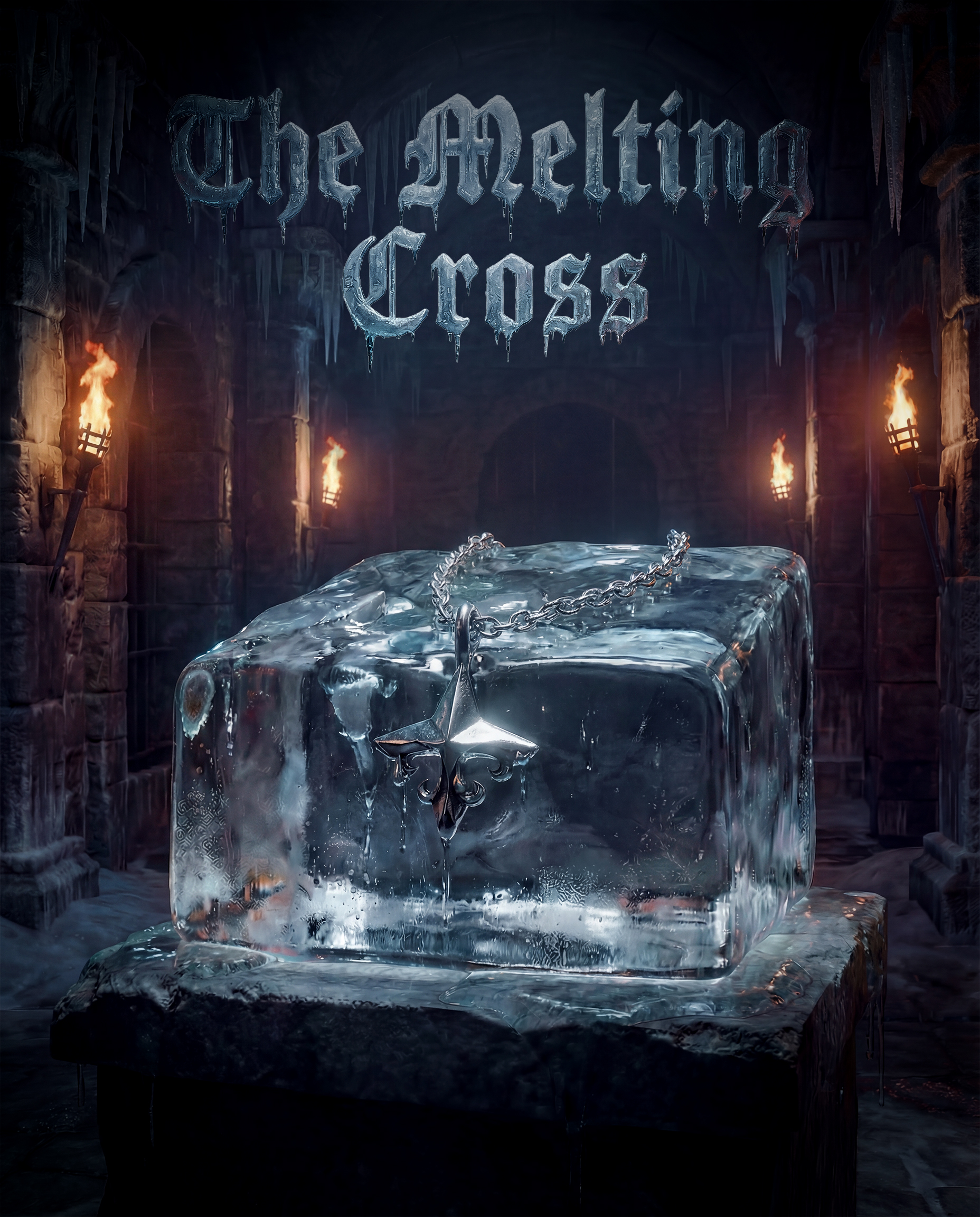 The Melting Cross necklace