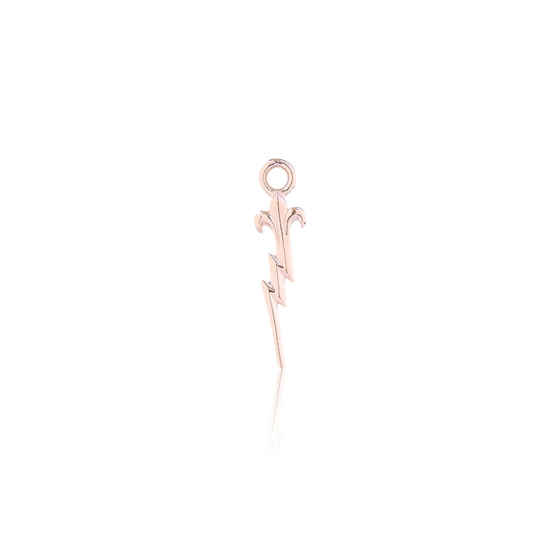 A La Carte Zeus's Thunderbolt Oversized Charm - PM - Pure Pink 