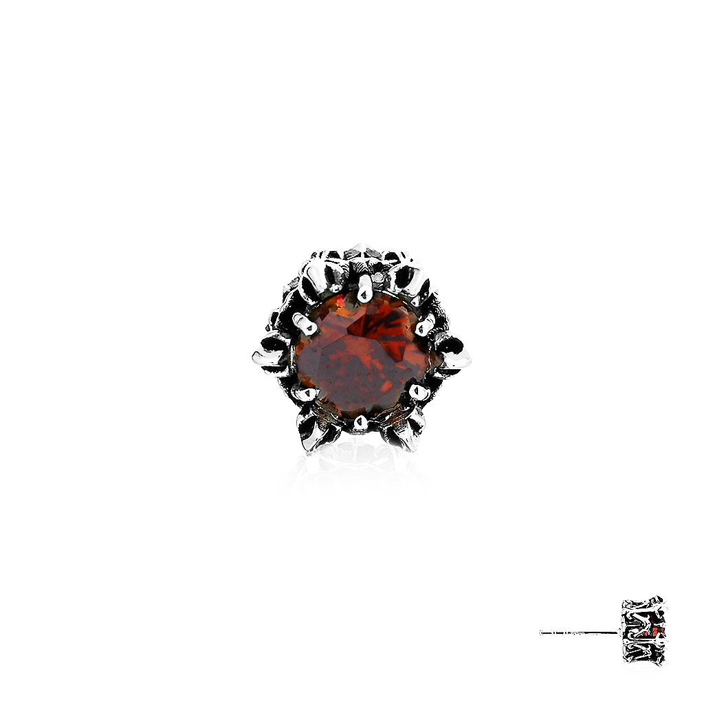 Crown Of Zeus Earring Stud - Orange