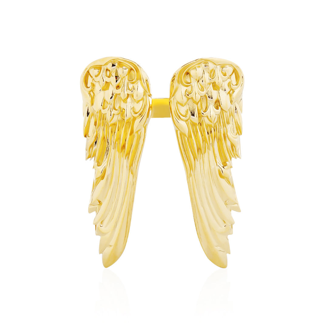 Golden Giant Eagle Duo Wings Ring