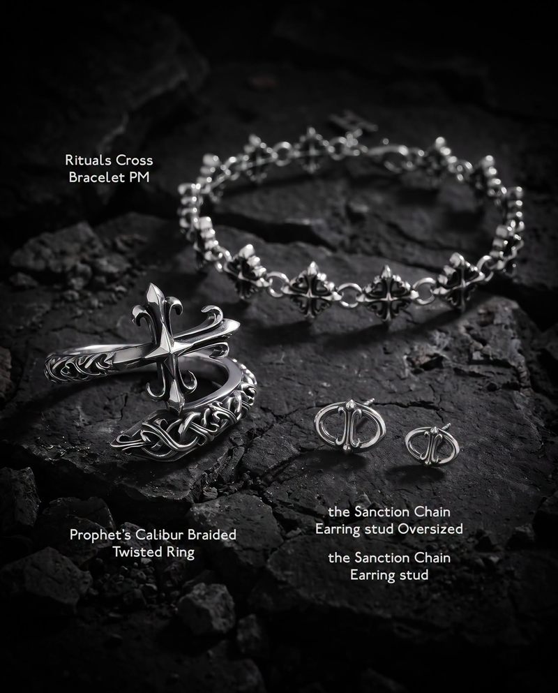 AKE AKE jewellery collection on dark stone